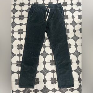 Marine Layer Dark Green Corduroy Pants